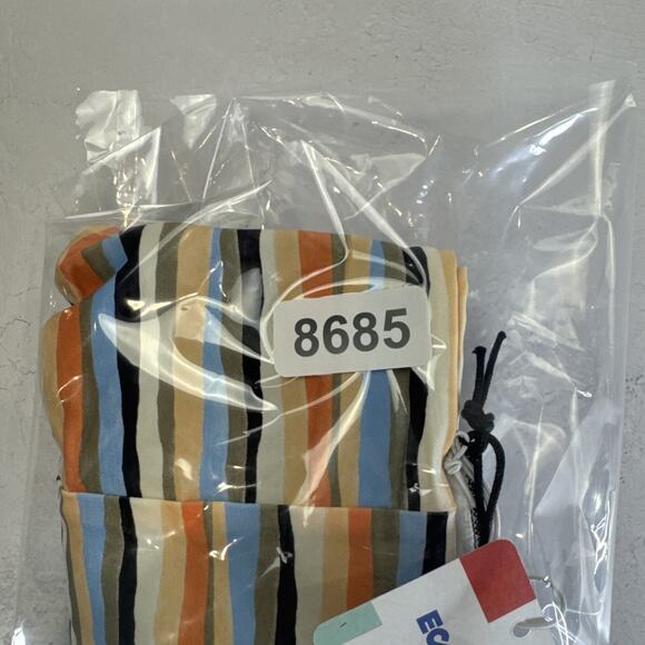 New Prana Swim Bottom Gemma Reversible S Striped‎ Black - Picture 8 of 8